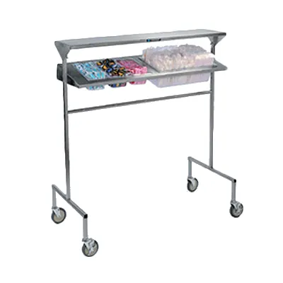 Lakeside 2600 Tray Starter Station, Stainless Steel, Mobile, NSF, 5" Swivel Casters