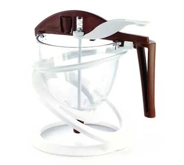 Louis Tellier ACC086 Batter Dispenser - 5½" H x 5" Ø, 27 oz, PC, Nylon Base, 4 mm/7 mm/10 mm Nozzles