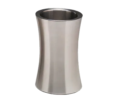 American Metalcraft HGWC1 Wine Bucket, 5-1/4" Dia x 8" H Stainless Steel Double‑Wall, Holds 1 Bottle