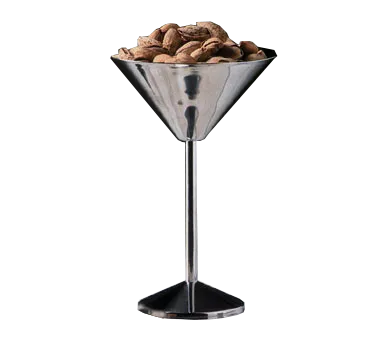 American Metalcraft MART1 Martini Glass Server, 10 oz, 5-7/8" Diax8-1/4" Hx2-1/2" D, Stainless Steel