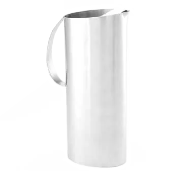 American Metalcraft OWPIT54 Angled Steel Pitcher – 54 oz, 4½" Dia x 11" H, Satin, Handle