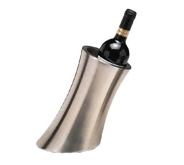 American Metalcraft SLWC2 - 5-1/4" x 9-1/4" Insulated Wine Bucket, 1‑Bottle, Brushed Stainless Steel
