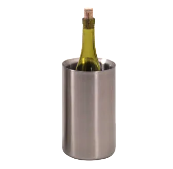 American Metalcraft SWC48 Wine Bucket Cooler, 4-3/4" Dia x 7-5/8" H, Insulated Steel, 1‑Bottle