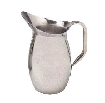 American Metalcraft WP68 Pitcher, 68 Oz, 6‑1/4" Dia x 8‑1/4" H, Stainless Steel with Handle
