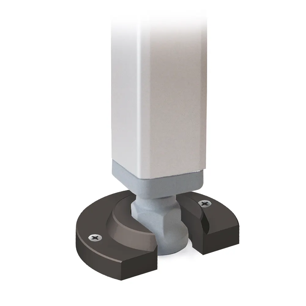 Fermod 15110 Foot Plate, flanged, polymer, mounting hardware accessory