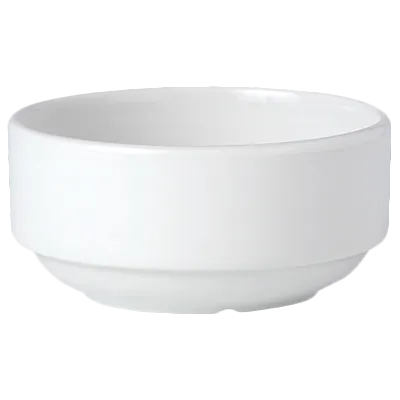 Steelite 11010121 Stackable 10 oz Soup Cup, 4.25" x 2.0" Ceramic, Dishwasher & Oven Safe - 36/Case
