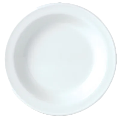 Steelite 11010147 Butter Dish –Round 4.0" x 0.75" Alumina Pad Dishwasher/Oven Safe to 530°F - 24/Case