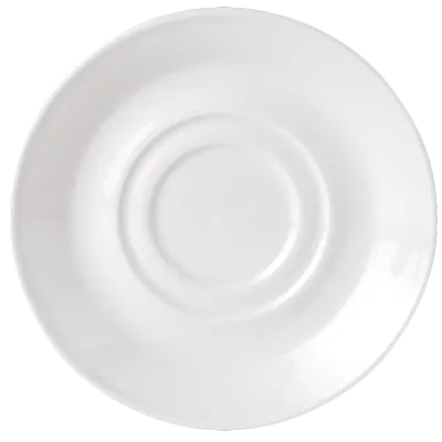 Steelite 11010158 Double Well Saucer, 5.75" x 0.75" Ceramic, Dishwasher & Oven Safe - 36/Case