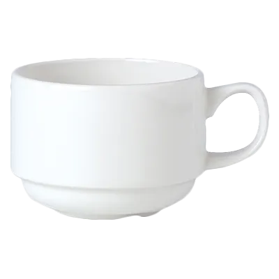 Steelite 11010188 - Stackable Cup, 10 oz (5.0" x 3.75" x 2.5"), Dishwasher/Oven Safe - 36/Case