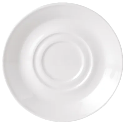 Steelite 11010225 Double Well Saucer, 6.5" Ceramic, Dishwasher Oven Safe to 530°F/275°C - 36/Case