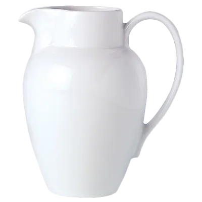Steelite 11010283 - 16 Oz Ceramic Creamer Pitcher, Decanter, 5.9" x 4" x 9" Dishwasher Safe - 6/Case