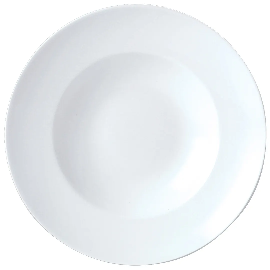 Steelite 11010372 - 12 oz Round Ceramic Bowl, 10.63" x 2.0", Dishwasher & Oven Safe - 6/Case