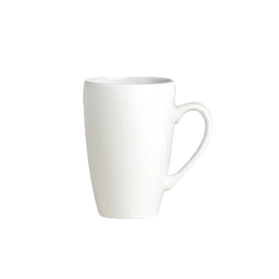 Steelite 11010590 - Quench China Mug, 16 Oz, 5"x3.5"x5.13", Ceramic, Dishwasher/Oven 530°F - 24/Case