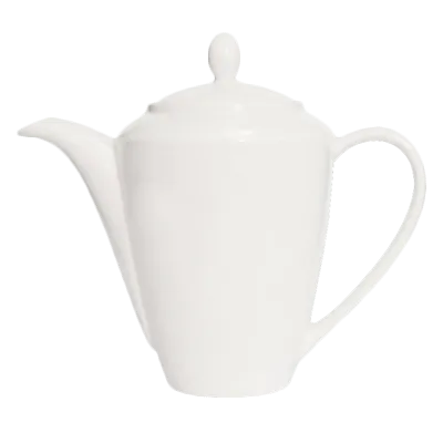 Steelite 11010830 Madison Coffee Pot, 30‑Ounce 9" x 15.2" Ceramic Lid, Oven Safe – 6/Case