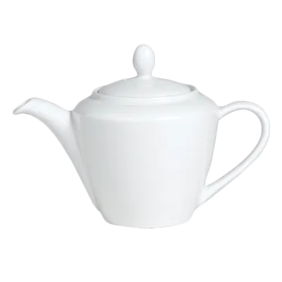 Steelite 11010834 Madison Teapot, 21 oz (8.5" x 11"), Ceramic with Lid, Dishwasher/Oven Safe-6/Case
