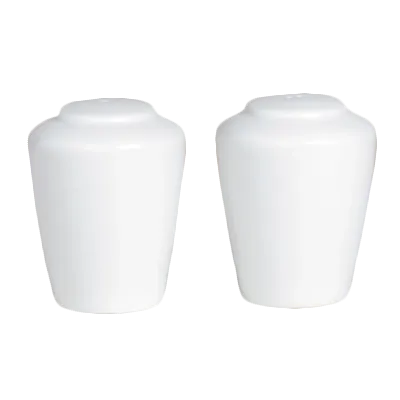 Steelite 11010841 Madison Salt Shaker, 2.25" x 3.0" Ceramic, Dishwasher/Oven Safe to 530°F - 1 Dozen