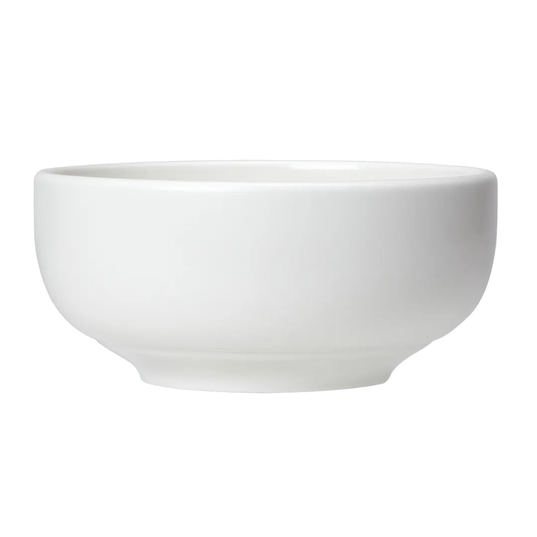Steelite 11070481 - 16.5 Oz Round China Bowl, 5.25" Diameter, Oven Safe to 530°F, Vitrified - 1 Dozen