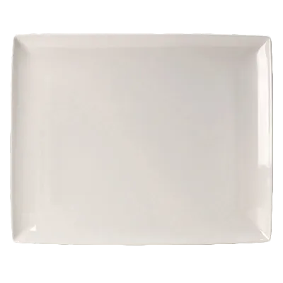 Steelite 11070551 - 13.5" x 10.6" x 0.9" Vitrified Platter, Oven Safe 530°F/275°C - 6/Case