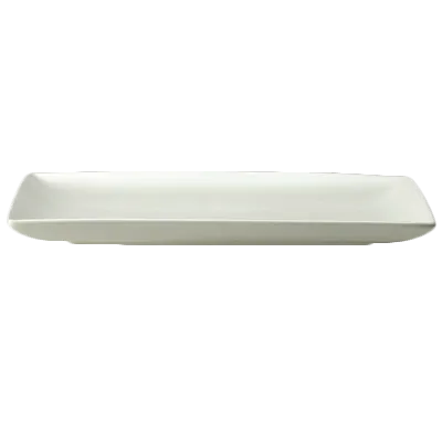 Steelite 11070553 - Taste Square Tray, 10.5" x 10.5" x 0.75" China, Oven Safe to 530°F/275°C, 6/Case