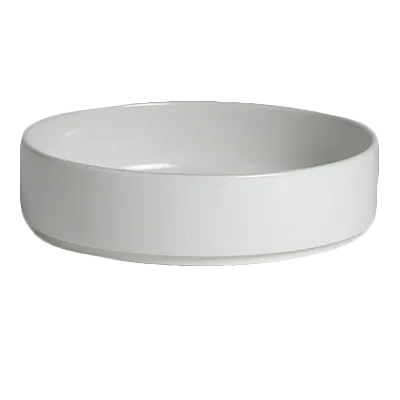 Steelite 11070560 - 21 oz Ceramic Bowl, 6.5" x 1.5", Vitrified, Oven Safe 530°F - 1 Dozen