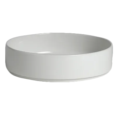 Steelite 11070561 - 10.5 oz Round Ceramic Bowl, 5.5" x 1.25" Stacking, Oven Safe to 530°F - 1 Dozen