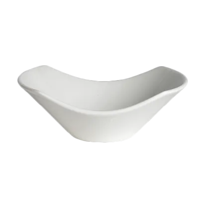 Steelite 11070574 Scoop Bowl, 9 Oz (6.5" x 2.5") China, Oven Safe to 530°F/275°C - 1 Dozen