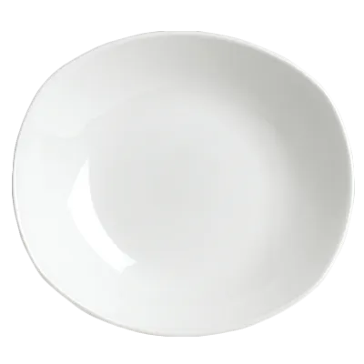 Steelite 11070586 Zest Oval China Platter, 10" x 9.5" x 2" Vitrified, Oven Safe 530°F/275°C - 1 Dozen