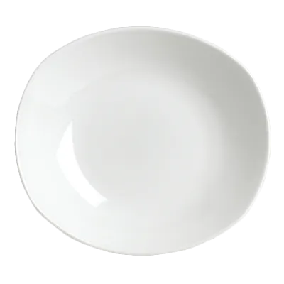 Steelite 11070587 Zest Oval Platter, 8.0" x 7.75" x 1.75", Oven Safe to 530°F/275°C - 24/Case