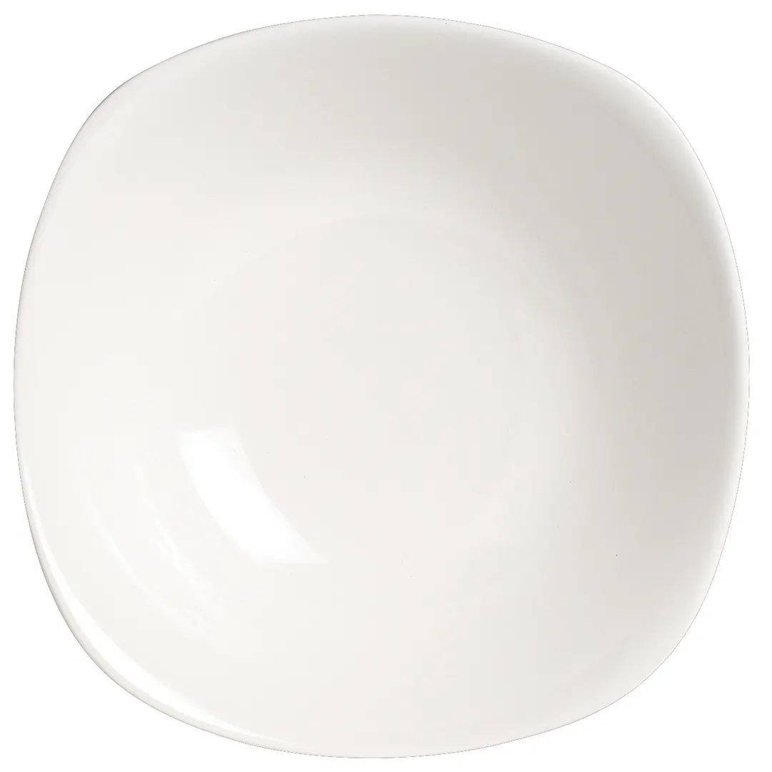 Steelite 11070603 - Taste Square Bowl, 6" x 2", 12 oz, China, Oven Safe to 530°F - 1 Dozen