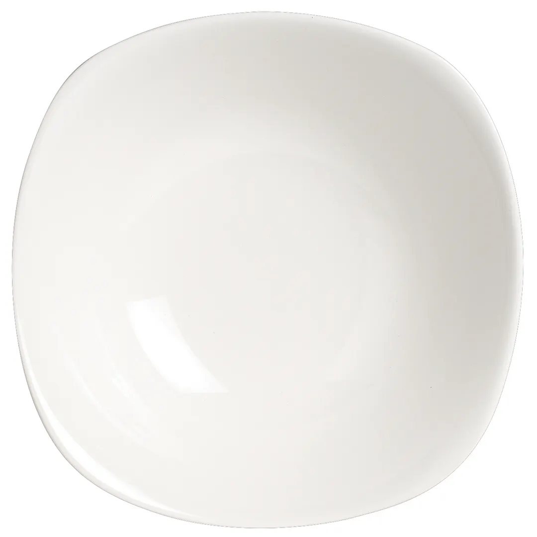 Steelite 11070604 - Square 4" Bowl, 4 Oz, 4" Diameter, Vitrified China, Oven Safe To 530°F - 1 Dozen