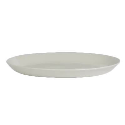 Steelite 11070605 Oval Platter, 14.25" x 10.25" Vitrified China, Oven Safe to 530°F/275°C - 6/Case