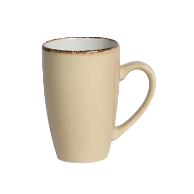 Steelite 11200592 Quench Mug, 10 Oz, 4.25" x 3" x 4.37", Wheat China, Oven Safe 530°F - 24/Case