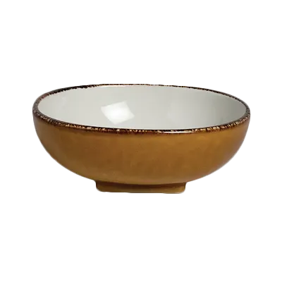 Steelite 11210576 Taster Bowl – 5" Round Mustard China, 10.25 oz, Oven Safe to 530°F – 1 Dozen