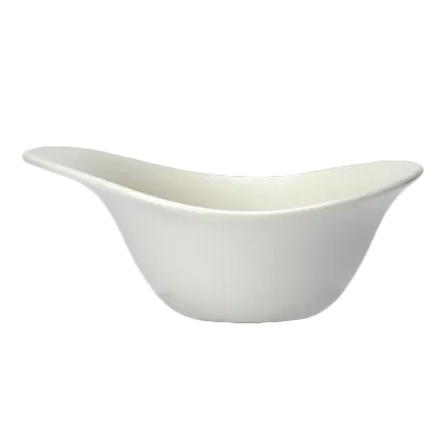 Steelite 11280525 4 Oz Ceramic Bowl, Free‑Form 5" Diameter, Vitrified, Oven Safe to 530°F - 1 Dozen