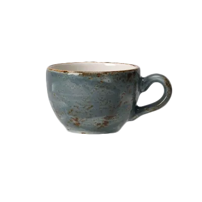 Steelite 11300190 Low Cup China 3.0 Oz (3.5" x 3.25" x 1.75") Blue Ceramic Oven Safe 530°F - 36/Case
