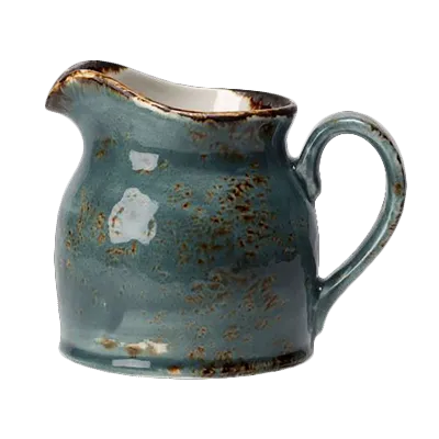 Steelite 11300387 - Creamer Pitcher, 5.0 oz (5.5" x 4.0" x 3.25") Blue Ceramic 530°F Safe - 1 Dozen