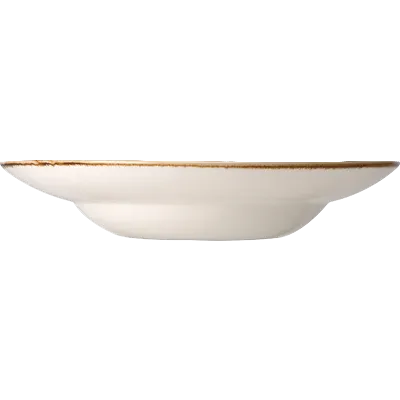 Steelite 11310372 - Green Round Ceramic Bowl, 12 oz, 10.63" Diameter, Oven Safe to 530°F - 6/Case