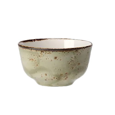 Steelite 11310379 - Green Bouillon Cup 8 oz 3.875" x 2.12" Vitrified Ceramic 530°F - 1 Dozen