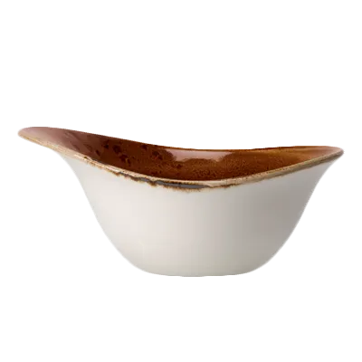 Steelite 11330525 - 4 Oz Terracotta Ceramic Bowl, 5" Diameter, Oven Safe 530°F/275°C - 1 Dozen
