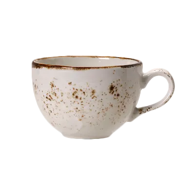 Steelite 11550152 Cup 12 Oz White Ceramic 5.25" x 4.75" x 2.75", Vitrified, Oven Safe 530°F - 36/Case