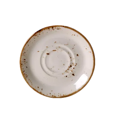 Steelite 11550225 Well Saucer, 6.5" X 0.75" White Vitrified Oven Safe to 530°F/275°C - 36/Case