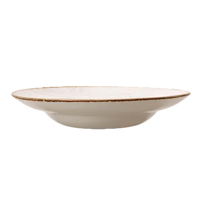 Steelite 11550372 Round 12 oz White Alumina Vitrified Bowl (10.625" x 2.0"), Oven Safe 530F - 6/Case