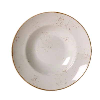 Steelite 11550372 Round 12 oz White Alumina Vitrified Bowl (10.625" x 2.0"), Oven Safe 530F - 6/Case