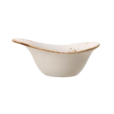 Steelite 11550525 - 4 oz White Ceramic Bowl, 5" diameter, Oven Safe to 530°F - 1 Dozen