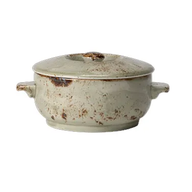 Steelite 1155B828 - 15 oz White Soup Bowl, 6.5" x 4.875" x 2.25" Ceramic Oven Safe to 530°F - 6/Case