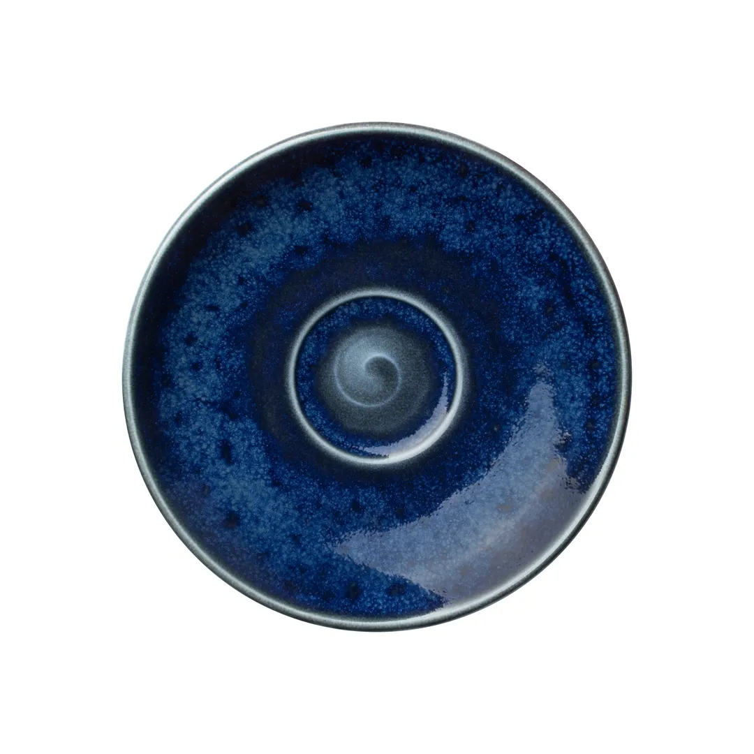 Steelite 1201X0043 Liv Saucer, 5.0" x 0.75" Round Vitrified, Lapis Finish, Oven Safe 530°F - 1 Dozen