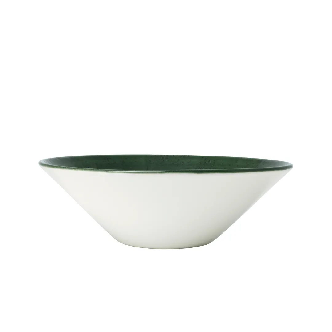 Steelite 12030598 - 11.5 Oz China Bowl, 5.5" x 1.875", Burnt Emerald, 530°F Oven Safe - 1 Dozen