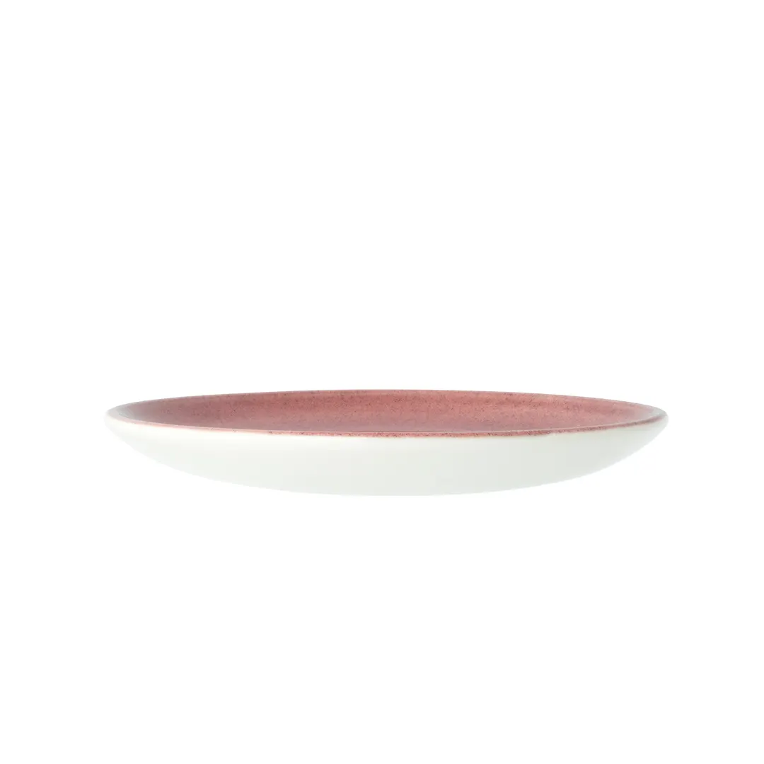 Steelite 1204X0042 Liv Saucer, 6.0" Rose Quartz Ceramic, Oven Safe 530°F, Unique - 1 Dozen