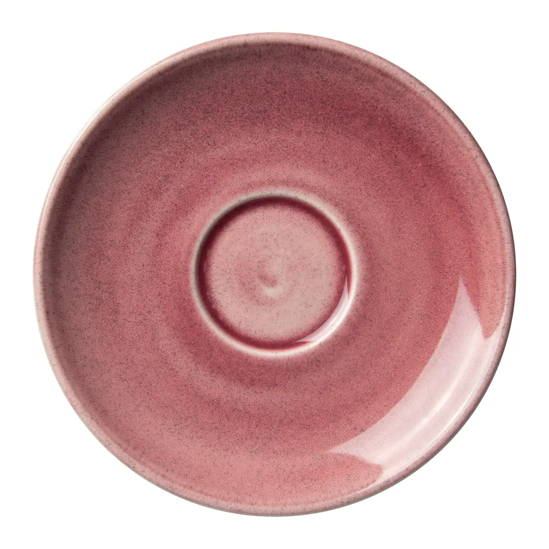 Steelite 1204X0042 Liv Saucer, 6.0" Rose Quartz Ceramic, Oven Safe 530°F, Unique - 1 Dozen
