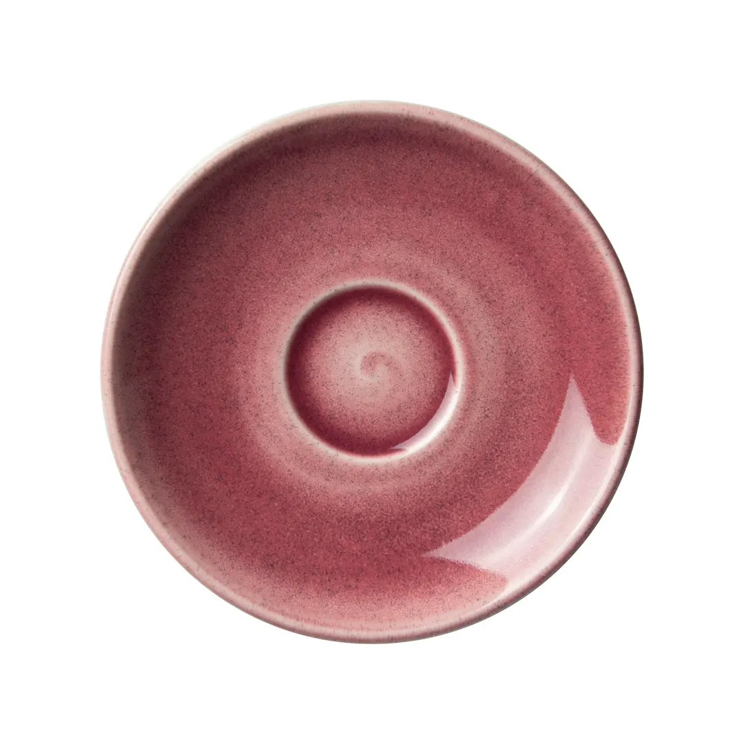 Steelite 1204X0043 Liv Saucer, 5.0" x 0.75" Rose Quartz Vesuvius, Ceramic, Oven Safe 530°F - 1 Dozen